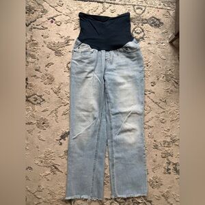 Motherhood Black and Light Blue Women Jeans Size M